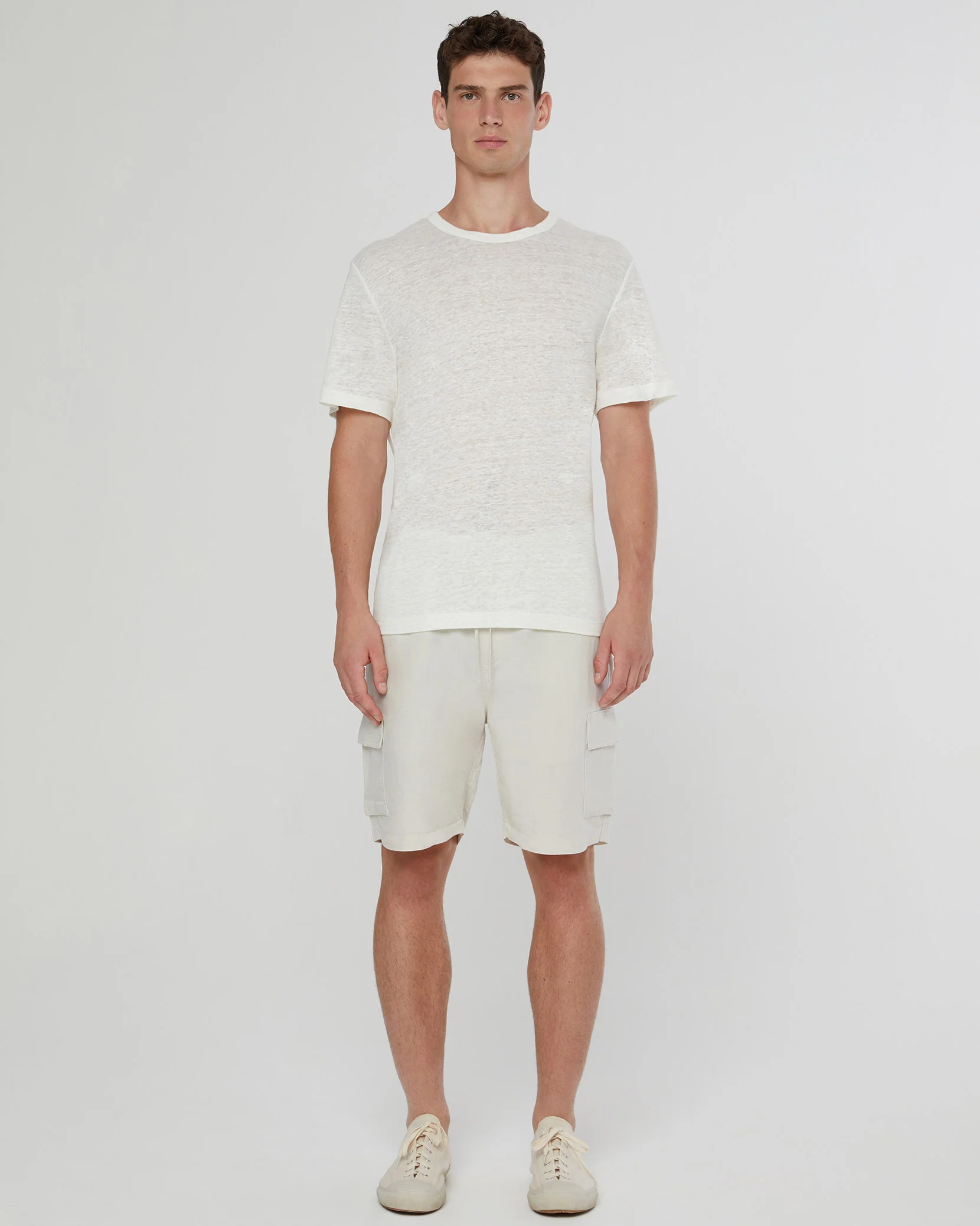 Air Linen Pull-on Cargo Short - Image 3