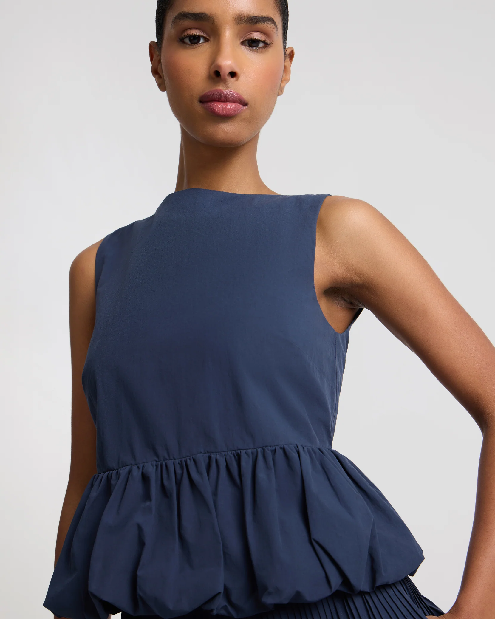 Boatneck Bubble Top - Image 4