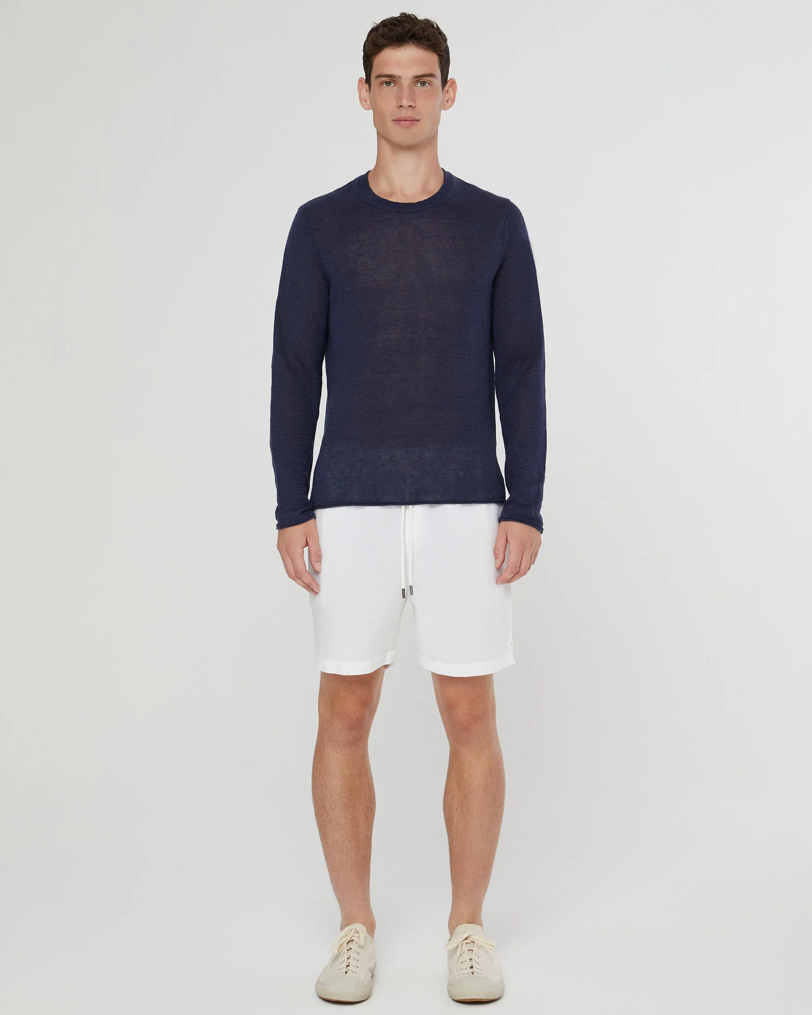 Kevin Crewneck Linen Sweater - Image 4