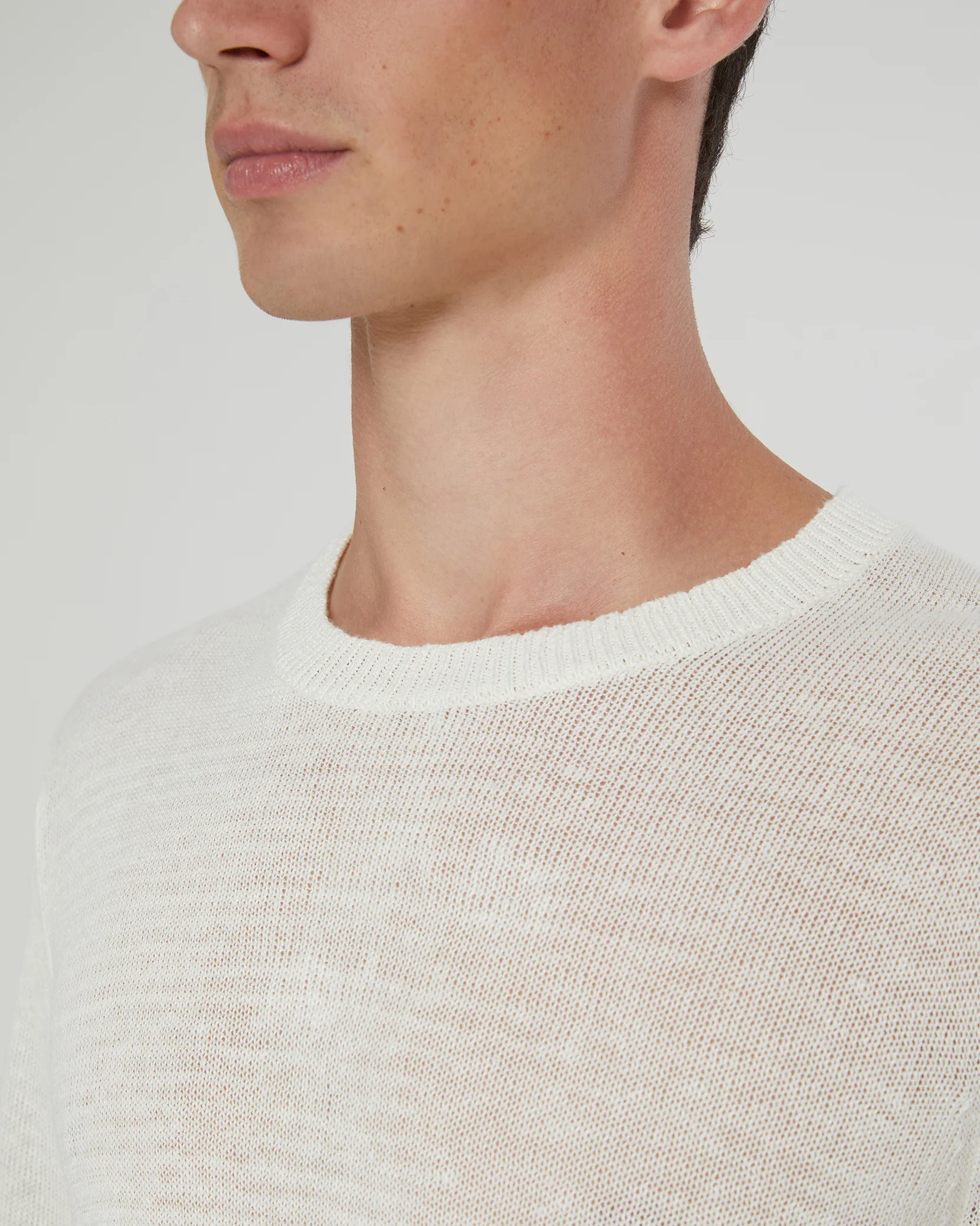 Kevin Crewneck Linen Sweater - Image 3