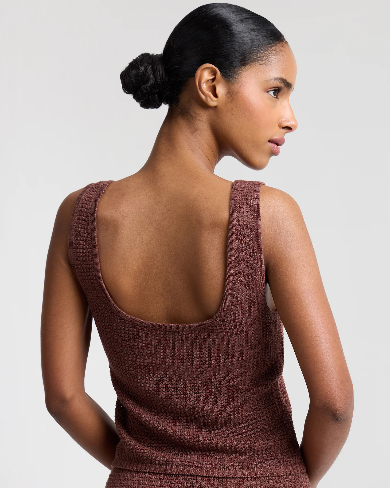Knit Square Neck Tank - Image 5