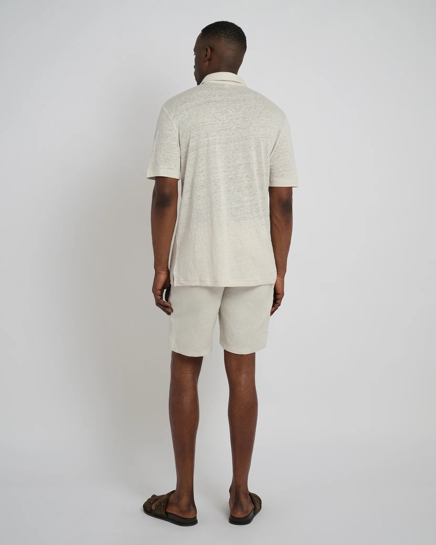 Linen Fixed-Waist Short - Image 6
