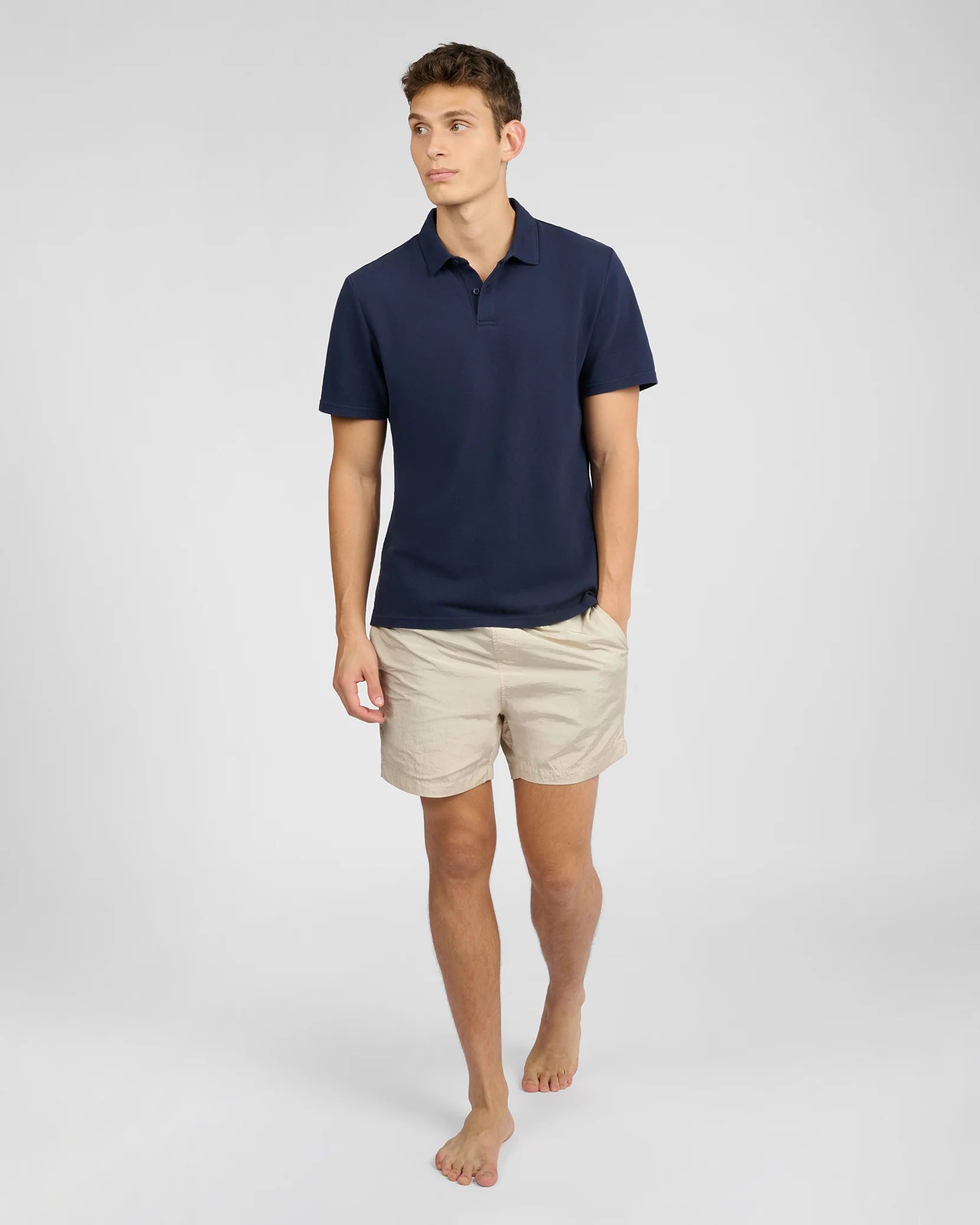 Nylon Crinkle 5" Swim Trunk - Image 5