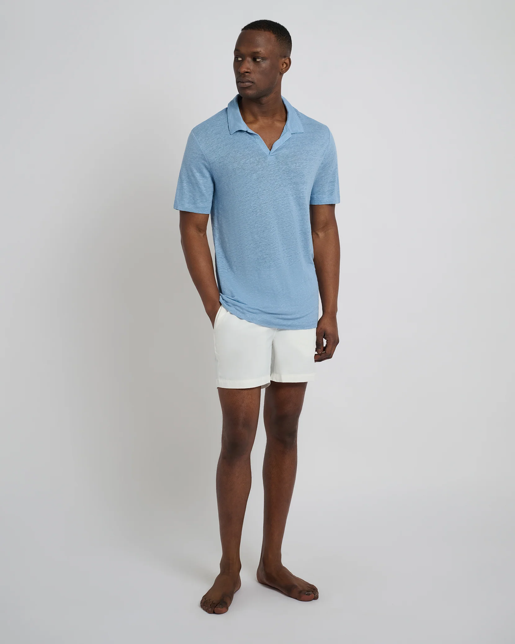 Shaun Linen Polo - Image 4
