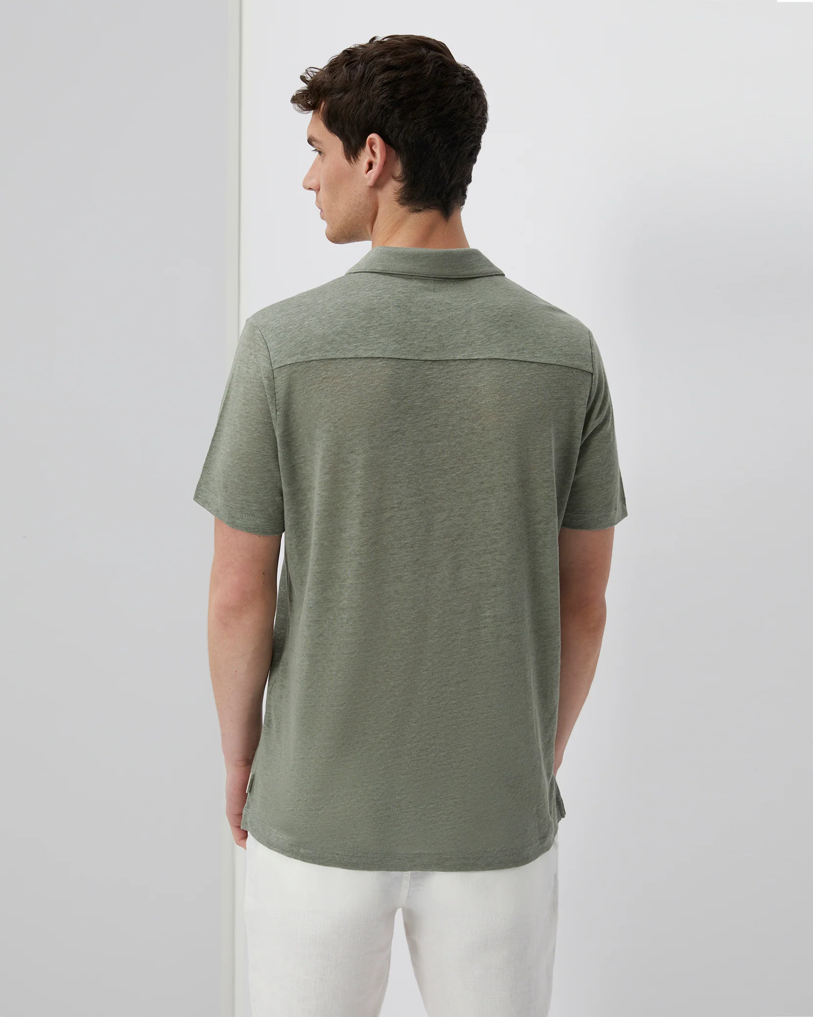 Shaun Linen Polo - Image 5