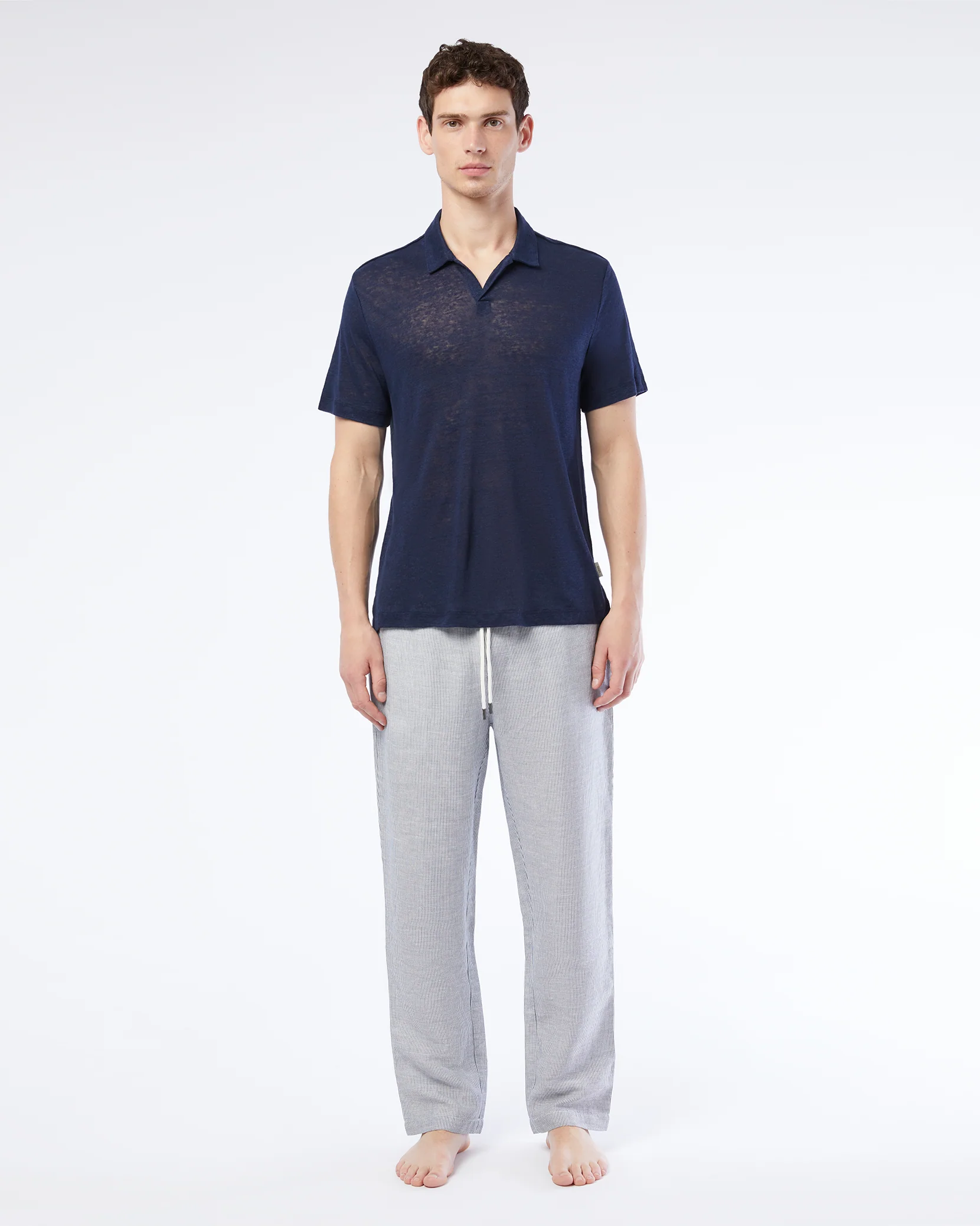 Shaun Linen Polo - Image 4