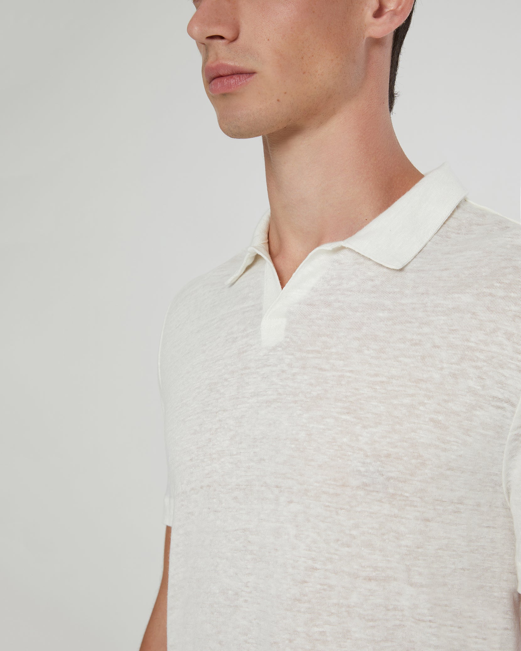 Shaun Linen Polo - Image 3