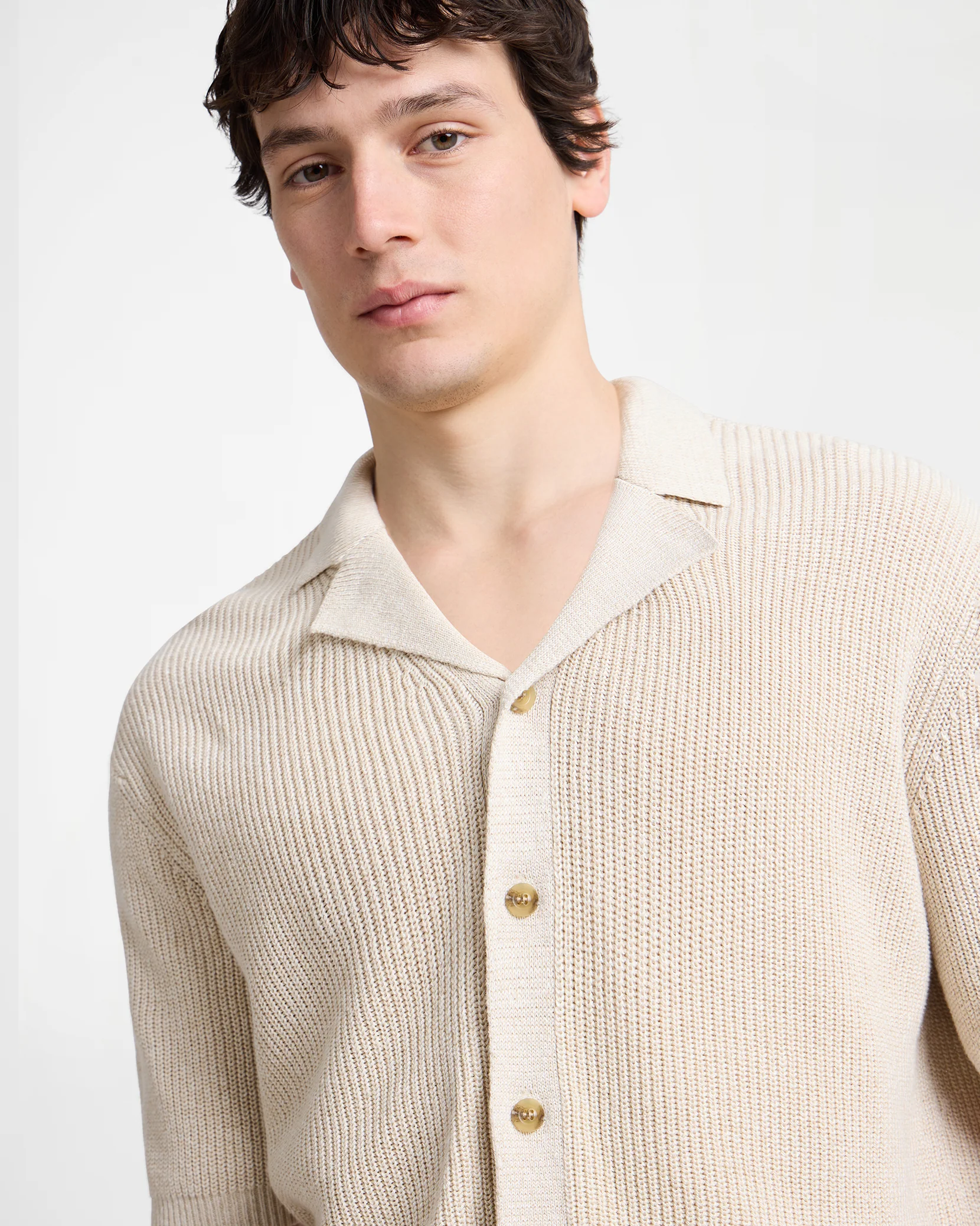 Silk Linen Camp Shirt - Image 4