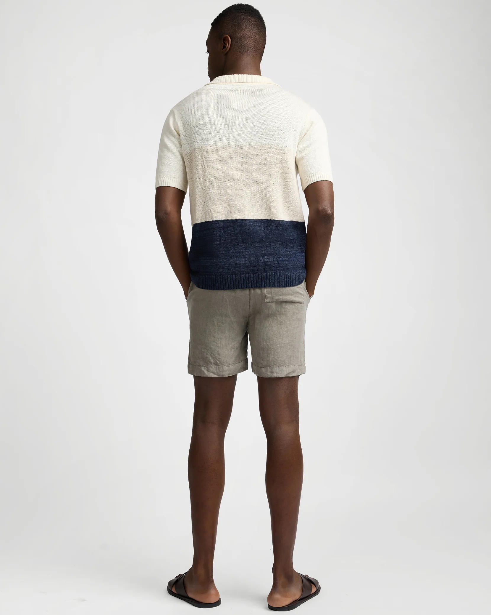 Silk Linen Short Sleeve Johnny Polo - Image 6