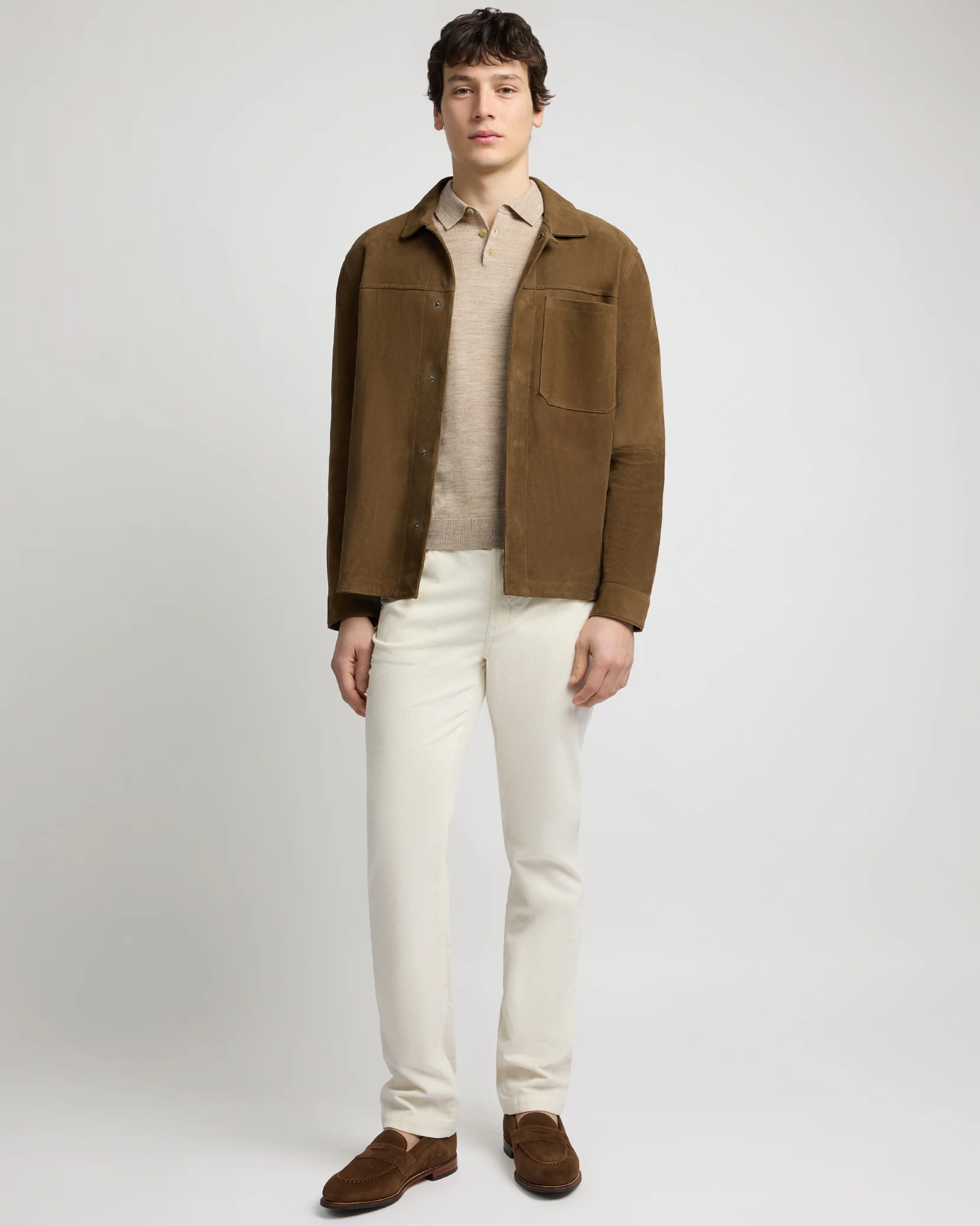 Suede Work Overshirt - Image 4